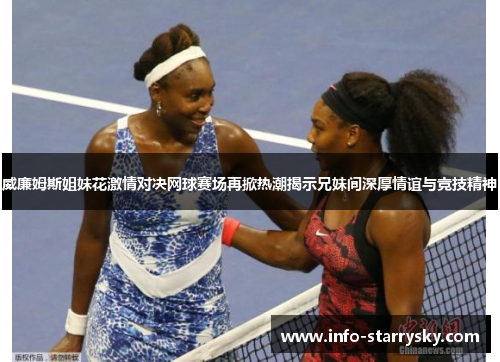 威廉姆斯姐妹花激情对决网球赛场再掀热潮揭示兄妹间深厚情谊与竞技精神